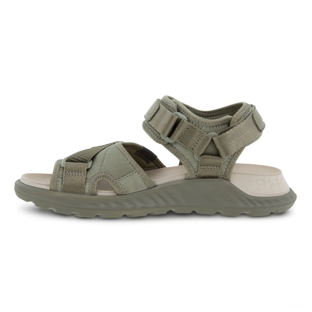 Sandalias Mujer - ECCO Exowrap 3S Velcro - Verde Oliva - PTZ865023